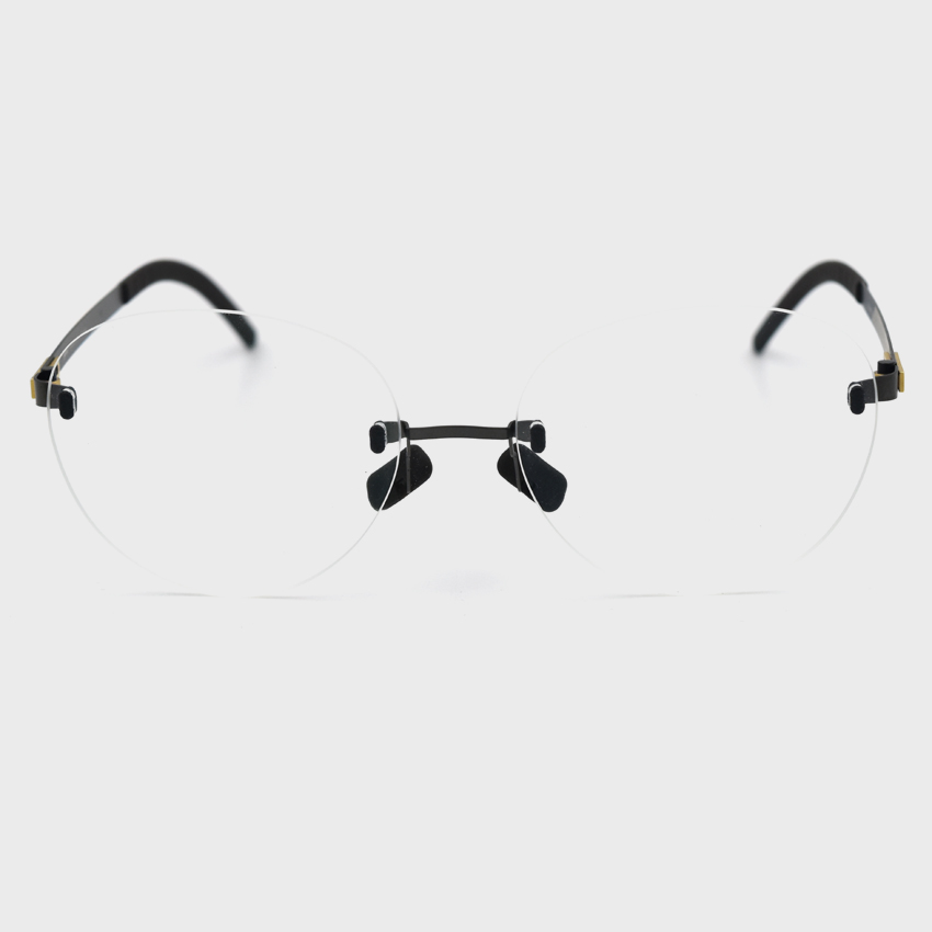 고띠 안경 무테 SF03 51 BK-BK