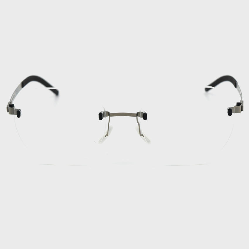 고띠 안경 무테 PR03 50 SILVER-BK