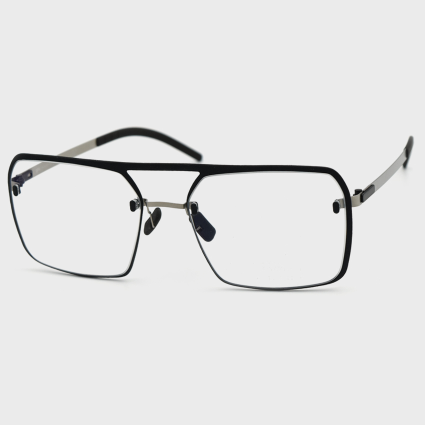 고띠 안경 무테 BL-10 SILVER138